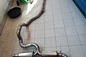 scarico completo maggiorato 500 595 695 abarth