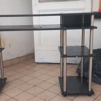 Scrivania legno nera