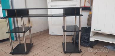 Scrivania legno nera