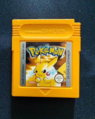 Gioco Pokémon  giallo game boy 