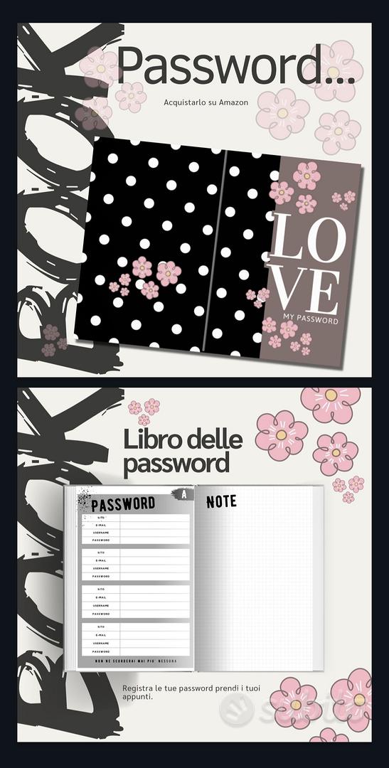quaderno delle password - Libri e Riviste In vendita a Cuneo