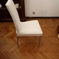 6 Sedie da soggiorno sfoderabili