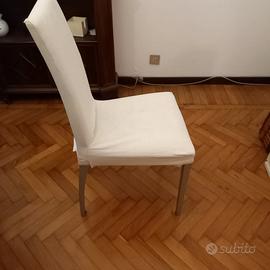 6 Sedie da soggiorno sfoderabili