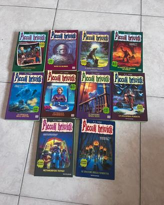 Lotto 10 Libri "Piccoli Brividi" Anni 90