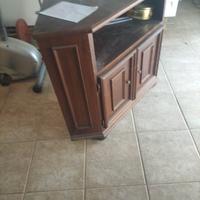 credenza angolare arte povera