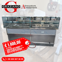 BANCO BAGNO MARIA inox 200 cm FRIGOMECCANICA