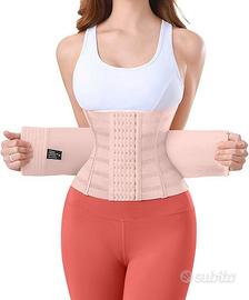 Fascia addominale modellante rosa antico Taglia M