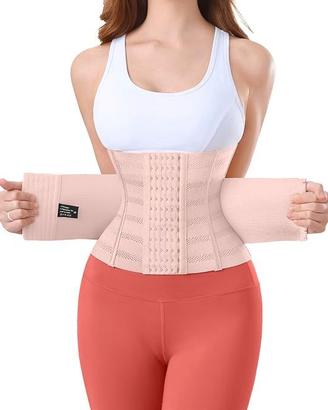 Fascia addominale modellante rosa antico Taglia M