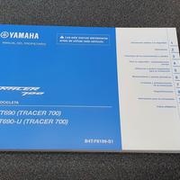 USO E MANUTENZIONE MANUALE YAMAHA PER MT07 TRACER 