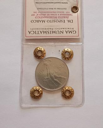 Repubblica italiana 50 lire 1958 bb+