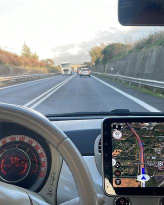 Stereo 500 fiat display