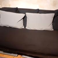 divano letto legno e futon 2/3 posti karup