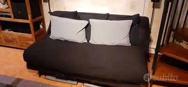 divano letto legno e futon 2/3 posti karup