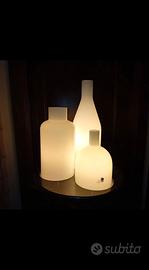 Lampa da tavolo in vetro di murano