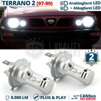 Kit Luci LED H4 Per Fari NISSAN TERRANO 2 97-99