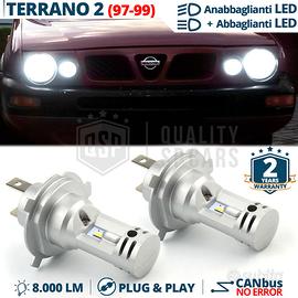 Kit Luci LED H4 Per Fari NISSAN TERRANO 2 97-99