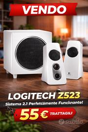 sistema audio Logitech Z523 2.1 composto da 