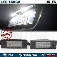 Placche Luci Targa LED per NISSAN Note Luce Bianca