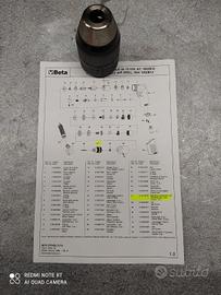Mandrini 13mm autoserranti beta attacco 1/2"