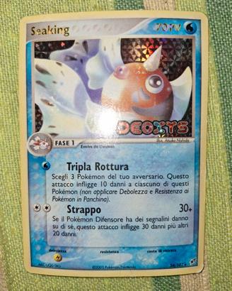 carta pokemon seaking 24/107 holo