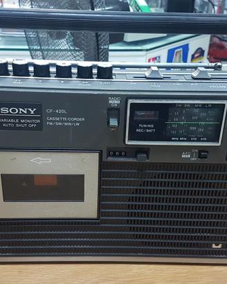 Radio cassette portatile Sony CF-420L