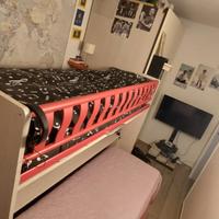 Composizione letto a soppalco moretti compact
