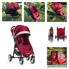 Passeggino City Mini a 4 ruote - Crimson Gray