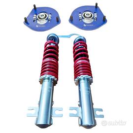 2 Ammortizzatori a GHIERA +2 CAMBER Fiat 500 + 600