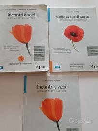 Incontri e voci - tre volumi - isbn  9788805079483