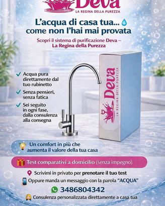 Depuratore di acqua 