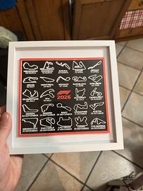 Calendario F1 stampato in 3D