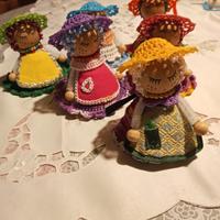 Bamboline all'uncinetto 