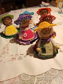 Bamboline all'uncinetto 