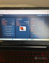 Acer Nitro 5 Ryzen7 4800H 16GB GTX1650Ti