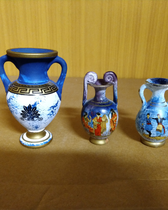 Set 3 vasi cinesi dipinti a mano