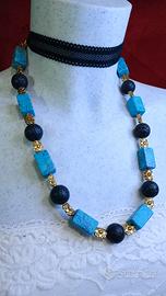 collana pietra dura naturale 