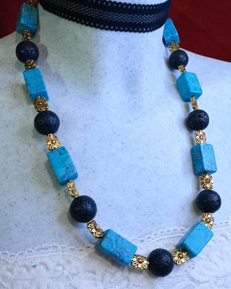 collana pietra dura naturale 