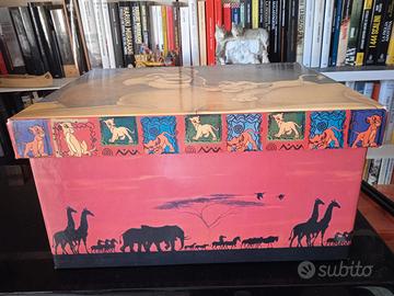 scatola contenitore vintage Disney "Re leone" 1994