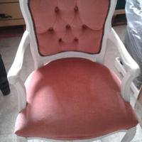 2 sedie luigi 16 in stile shabby