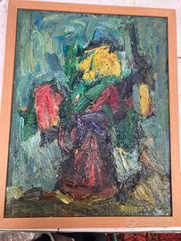 DIpinto quadro artista Pino Bassetto arte moderna