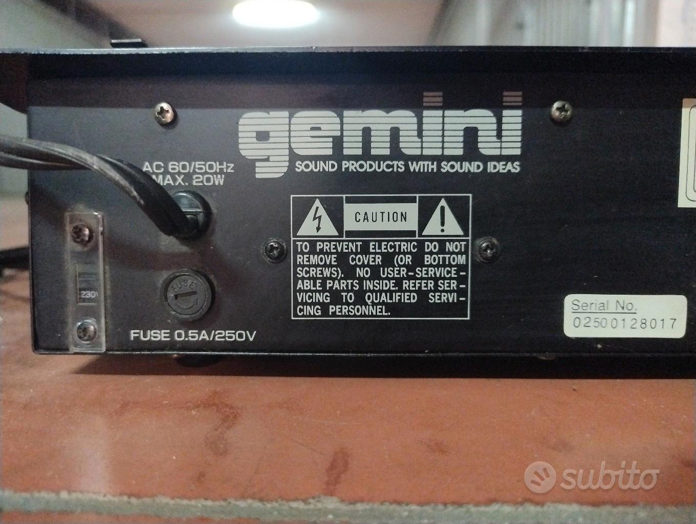 mixer GEMINI pmx-2500 - Audio/Video In vendita a Latina