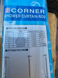 Bastone tenda doccia