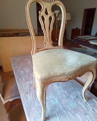 Coppia di Sedie d' epoca 