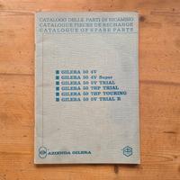 catalogo parti ricambio Gilera 1972