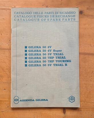 catalogo parti ricambio Gilera 1972