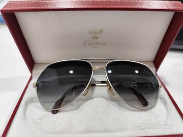  Occhiali Cartier Santos Louis Platino