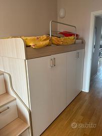 Armadio e letto cameretta