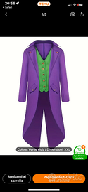 Vestito carnevale joker
