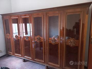 armadio in legno 6 ante 