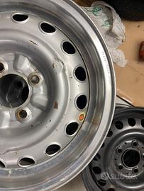 4 CERCHI BORRANI BIMETALLICI TURBO SPORT 15x 5